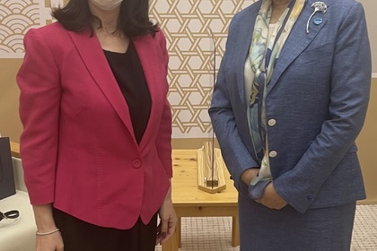 Посланик Арабаджиева проведе среща с губернатора на Токио Юрико Койке